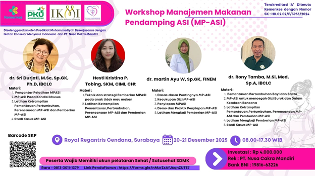 Workshop Manajemen Makanan Pendamping ASI (MP-ASI)