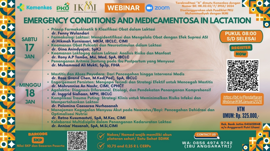 WEBINAR ‘EMERGENCY CONDITIONS AND MEDICAMENTOSA IN LACTATION’’
